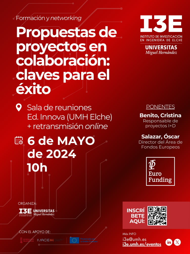 I3E cartel - charla proyectos mayo 2024